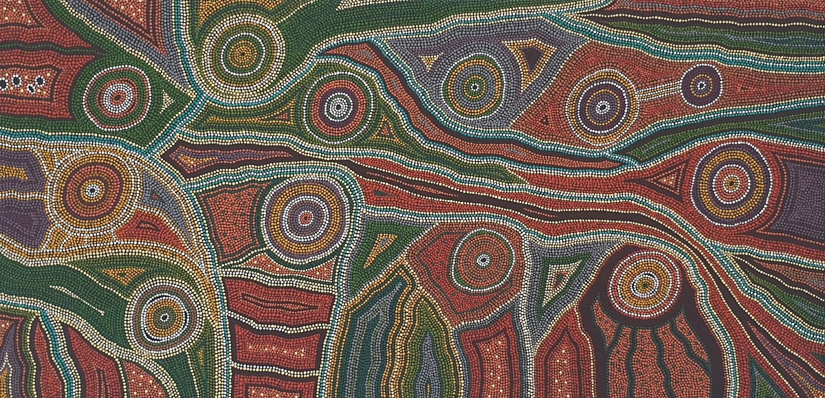 Aboriginal dot painting